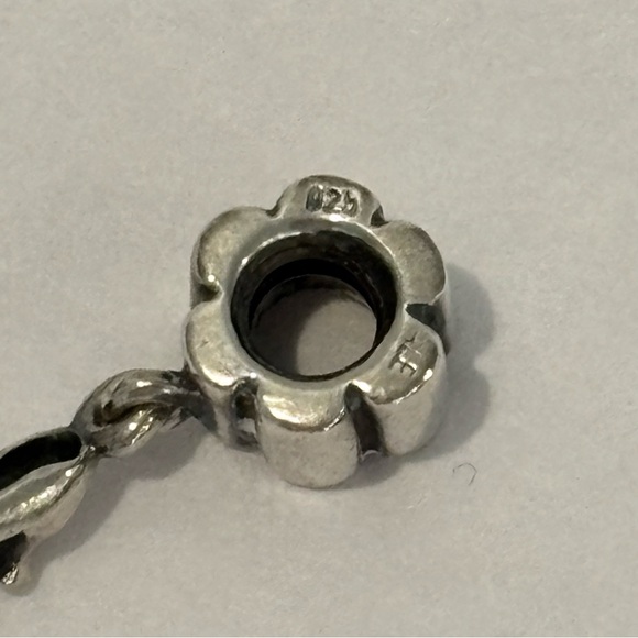 PANDORA High heel shoe dangle bead sterling silver charm marked 925 ALE - Picture 10 of 11